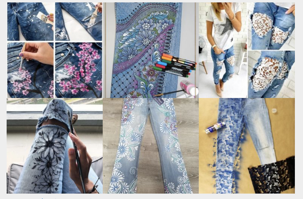 Diy Alte Jeans Bemalen Aufpeppen Originelle Ideen Nettetipps De