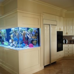 Aquarium design kueche eingebaut korallen deko ideen.jpg