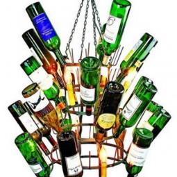 15 wine bottle chandelier ideas.jpg
