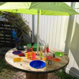 Upcycle a giant spool into an outdoor lab from tp craft.jpg