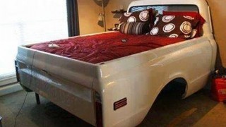Recycled car part bed.jpg