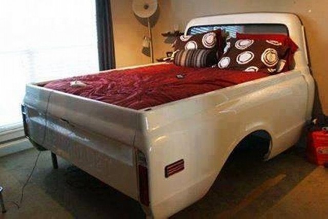 Recycled car part bed.jpg