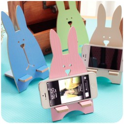2016 new cute colorful cartoon rabbit wooden phone holder font b stand b font for smartphone.jpg