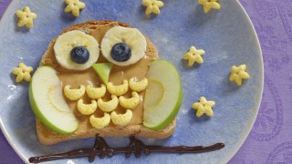 Owl sandwich for the kids