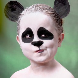 Halloween face makeup ideas kids little panda bear.jpg