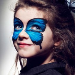 Halloween makeup ideas kids girl blue butterfly.jpg