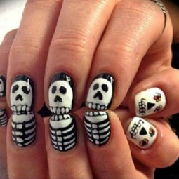 Halloween skeleton nail art designs 4.jpg