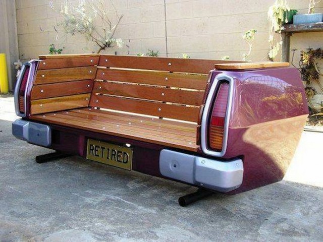 Recycled automobile bench.jpg