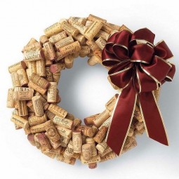 Weinkorken kranz fuer weihnachten einfach handwerk ideen diy weihnachtskranz.jpg