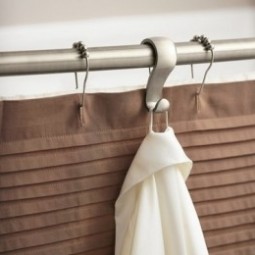 Weve all been there the too small shower with no space to put the shampoo soap and all the other daily necessities these hooks from moen simply clip onto the shower rod providing easy storage within a.jpg