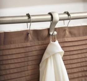 Weve all been there the too small shower with no space to put the shampoo soap and all the other daily necessities these hooks from moen simply clip onto the shower rod providing easy storage within a.jpg
