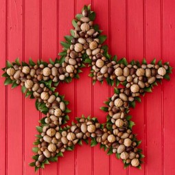 Star shaped christmas wreath with nuts.jpg