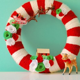 Diy retro christmas yarn wreath1 kopia.jpg