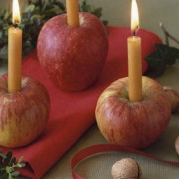 Holiday decoration christmas centerpieces ideas candle holder.jpg