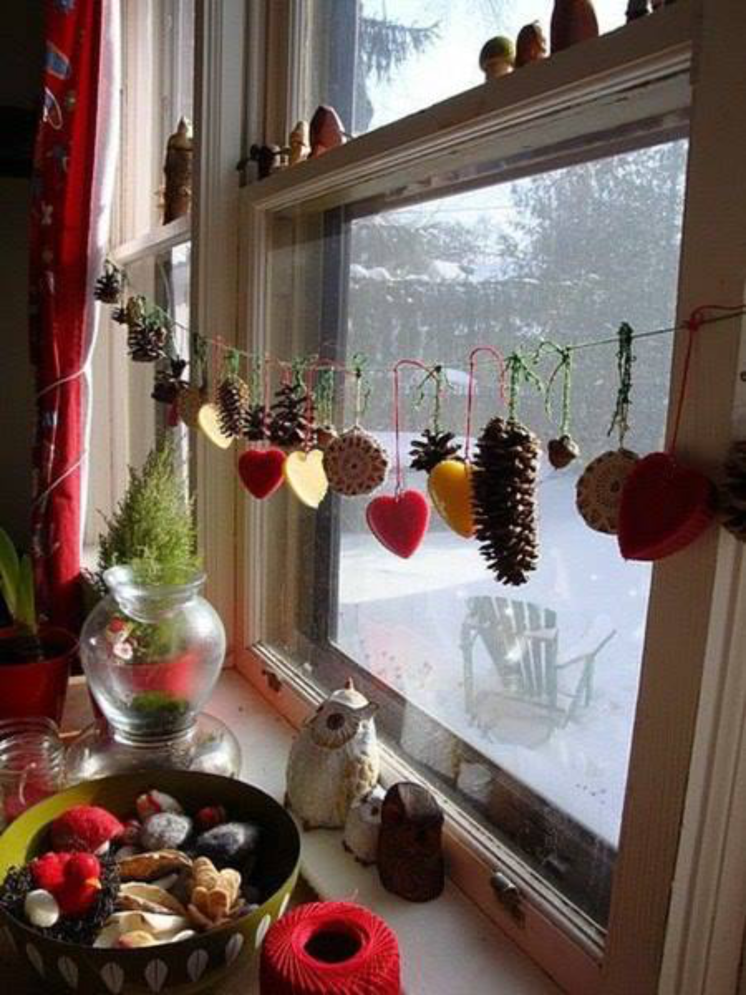 Kreative Ideen für eine festliche Fensterdeko zu Weihnachten
