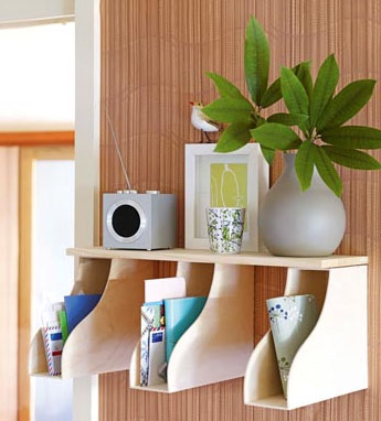 With a shelf and a few magazine holders you can create a space for mail and accessories.jpg