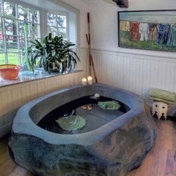 22 natural stone bathtubs emphasizing their spatialities homesthetics cool bathrooms 10.jpg