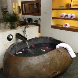 22 natural stone bathtubs emphasizing their spatialities homesthetics cool bathrooms 3.jpg
