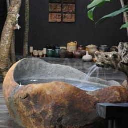 22 natural stone bathtubs emphasizing their spatialities homesthetics cool bathrooms 6.jpg