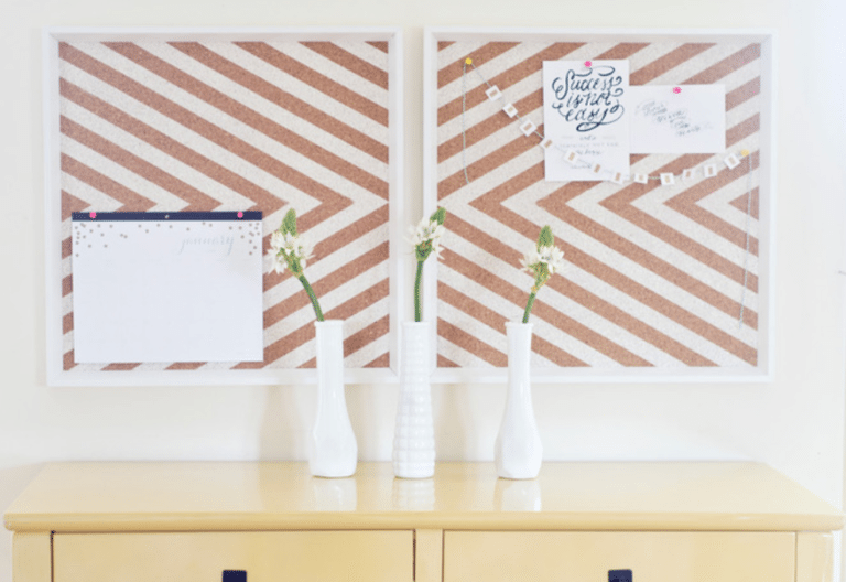 Diy projects to make your rental home look more expensive corkboard 768x528.png