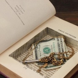 Reuse old books jewelry diy easy craft creative idea.jpg