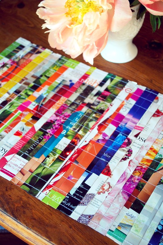 Cute placemats made from magazines.jpg