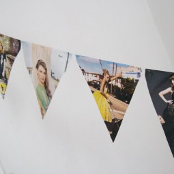 Make party decoration out of old fashion magazines.jpg