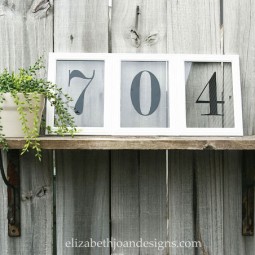 Make your own picture frame house numbers.jpg