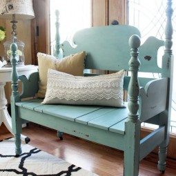 Mason jar blue headboard bench 3 from confessions of a serial do it yourselfer.jpg