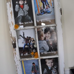 Turn an old window into a picture frame.jpg