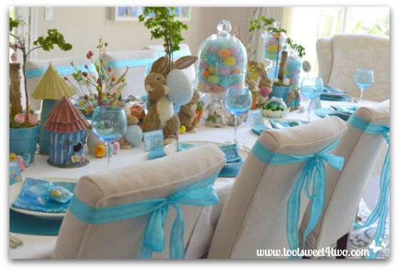 Blue bunny easter table decorating the table for an easter celebration.jpg