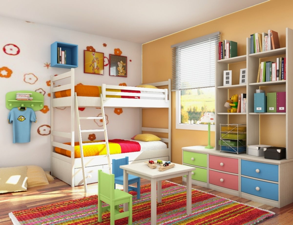 Das kinderzimmer interior mit leuchtenden farben erfrischen teppich.jpg