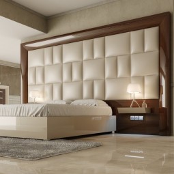 Idee originale tete de lit luxe cuir blanc.jpg