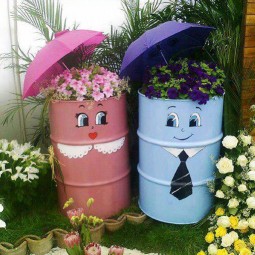 Painted planters for garden.jpg