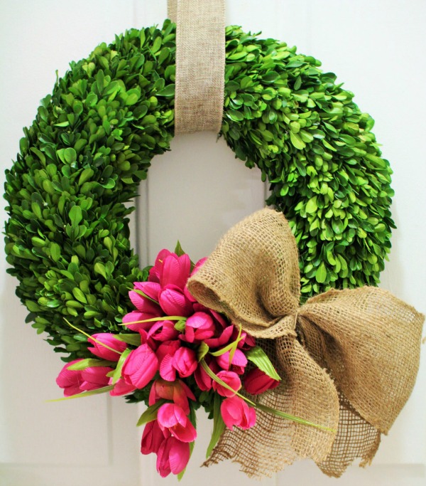 Tulip boxwood wreath would love this for my front door 1.jpg