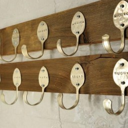 A coat rack from reclaimed wood and old spoons.jpg