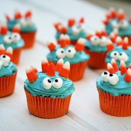 Cupcake deco ideas monster desing muffins geburtstagsparty.jpg