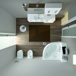 Kleines bad gestalten holzboden fertigduschkabinen moderne badmoebel.jpg