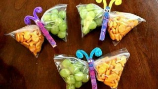 Lustiges essen kindergeburtstag kreative idee schmetterling snack beutel.jpg
