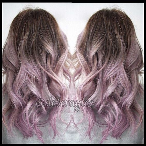 Ombre pastel hair styles pretty silver rose hair color 1.jpg