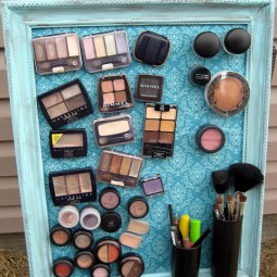 Organize your make up with this cool magnet board.jpg