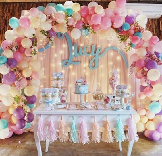 06 a bold balloon arch for the dessert table.jpg