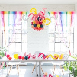 16 colorful balloon chandelier for the party.jpg