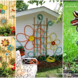 Simple low budget diy garden art flower yard projects to do 001 1 1.jpg