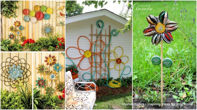 Simple low budget diy garden art flower yard projects to do 001 1.jpg
