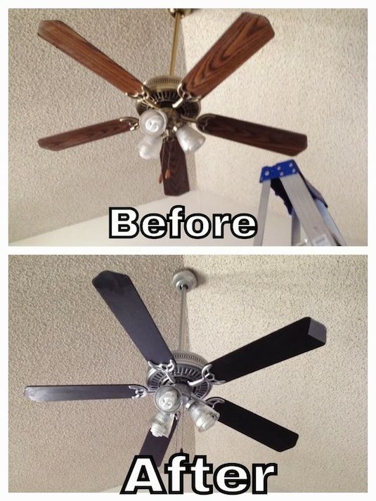 4. paint your ceiling fan blades instead of replacing them 27 easy remodeling projects that will completely transform your home .jpg