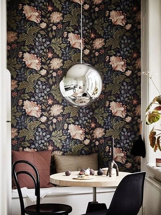 14 retro inspired floral wallpaper for a cozy dining nook.jpg
