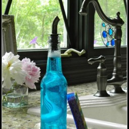 24 creative uses for beer bottles beer bottle soap dispenser.jpg