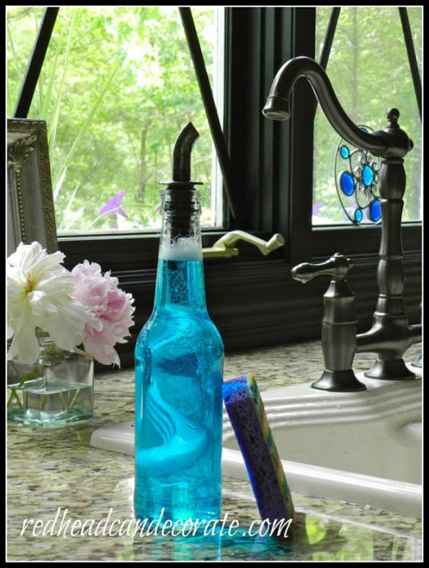 24 creative uses for beer bottles beer bottle soap dispenser.jpg
