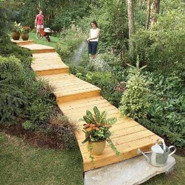 25 lovely diy garden pathway ideas 14.jpg